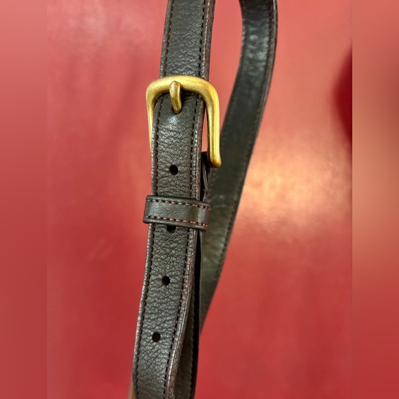 Vintage 80s 90s Coach Chester Canteen style Purse Bag black Leather Made in USA - Picture 5 of 11